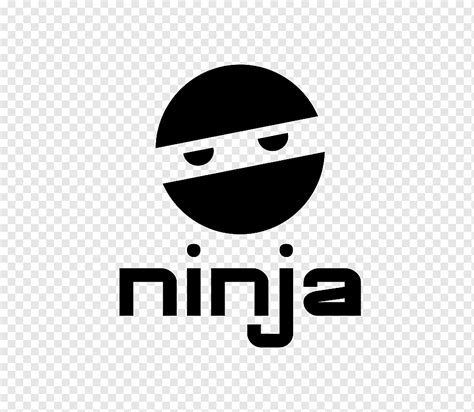 Ninja Logo Ninja Text Logo Smiley Png Pngwing