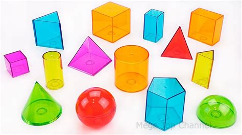 Learn Geometric Shapes Learn 3d Shapes With Toys Shapes For Kids