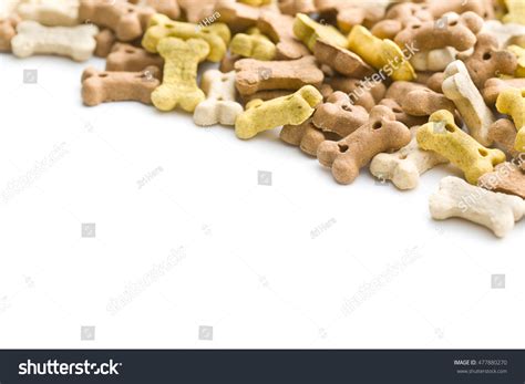 Dog Food Shaped Like Bones Isolated Stock Photo 477880270 Shutterstock