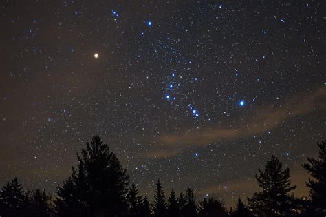 The Hunter Orion Seen From New Hampshire By Christopher Georgia