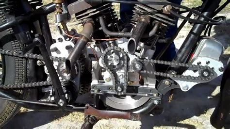Home Built Engine In Old Harley Davidson Hummer Youtube