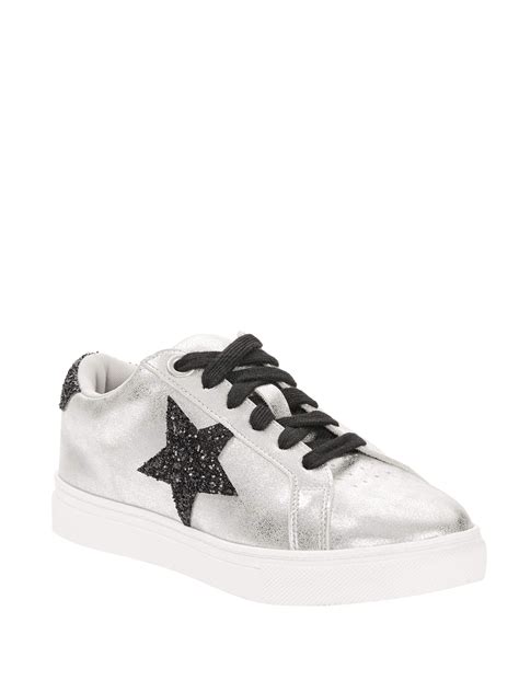 Wonder Nation Star Casual Court Sneaker Little Girls And Big Girls