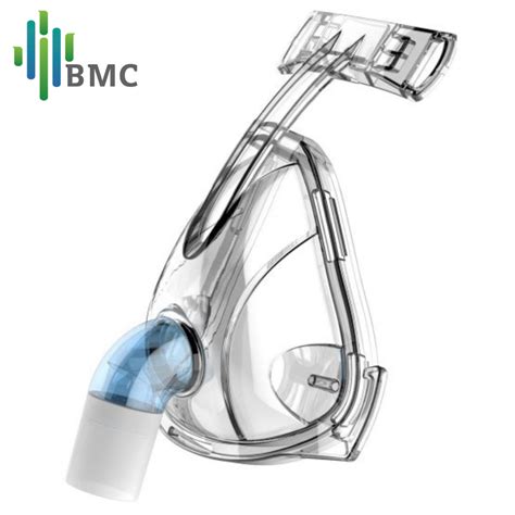 Transparent Plastic Bmc F Full Face Cpap Mask With Headgear At Rs