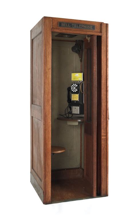 45 Oak Bell Telephone Phone Booth Ca 1930 With Sep 13 2012