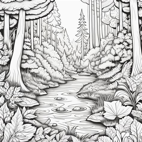Imágenes de bosques para colorear Una guía completa Bosques