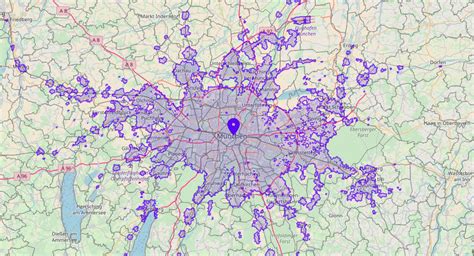 Travel Time Map Or Isochrone Geoapify