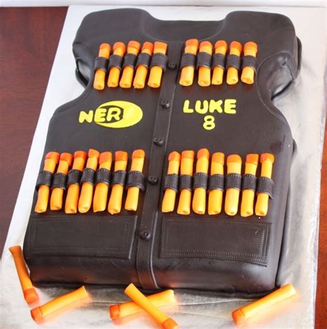 Now for the home birthday cake. Nerf War Birthday Cake - CakeCentral.com