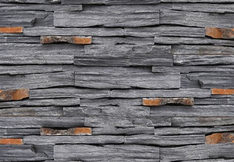 Bella Black Ledgestone Panels Real Stone Cladding