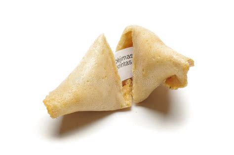 Opening A Fortune Cookie Stock Photo Image Of Food Cracked 47267344