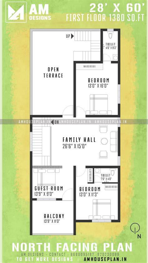28 X 60 Simple Indian House Plan And Elevation