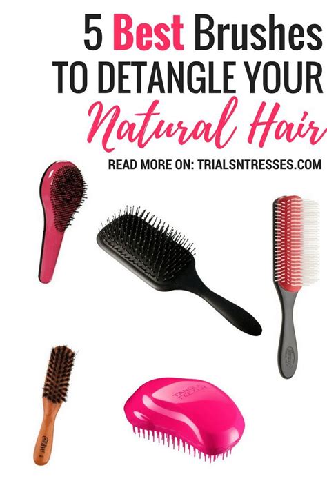 5 Best Brushes To Detangle Your Natural Hair Millennial In Debt Natural Hair Brush Hair