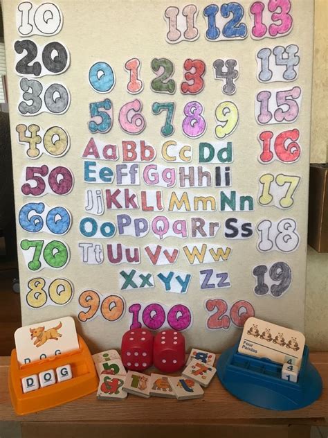 Preschool Activity Themed Kits Numbers And Letters Preschool