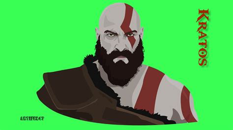 Download Wallpaper Look Kratos God Of War Section Games In