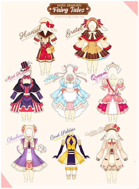 Closed Fairy Tales Outfit Adoptable 10 By Black