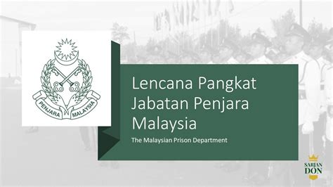 Lencana Pangkat Jabatan Penjara Malaysia The Malaysian Prison
