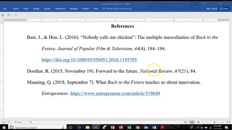 How To Do References In Apa