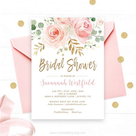 Invitations Bridal Shower Free Printable Printable Form Templates And Letter