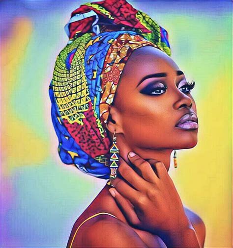 Art Afro Black Women Art African Women Art Black Girl Art