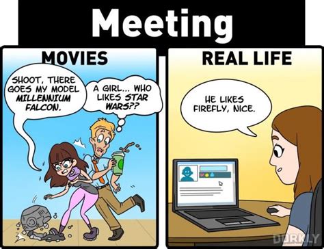 Nerdy Relationships Movies Vs Real Life Gallery Ebaums World