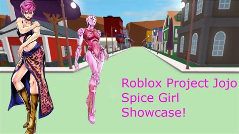 Roblox Project Jojo Spice Girl Showcase Youtube