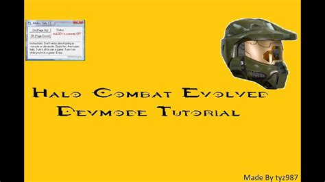 Halo Combat Evolved Devmode Tutorial Youtube