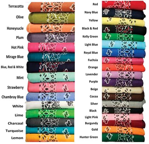 Custom Bandana Made In The Usa Choose Your Color All Etsy Paisley