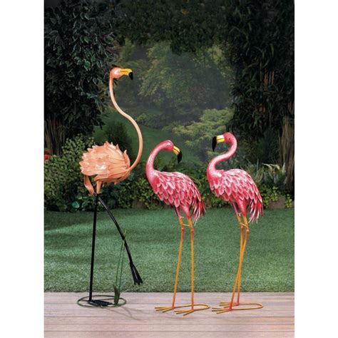 Wholesale home decor, furniture, lighting and garden decor. Standing Flamingo Garden Décor Wholesale at Eastwind ...