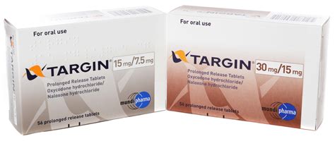 Targin - 15/7.5mg and 30/15mg Strengths Available