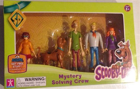 Scooby Doo Mystery Solving Crew 5 Action Figure Set New Fred Velma Shaggy Daphne 1791690613