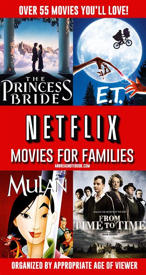 Family movie night just got a whole lot easier. Netflix Movies for Families (Andrea's Notebook) | Netflix ...