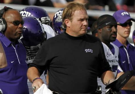 TCU S Gary Patterson LSU S First Opponent Takes Shot At Les Miles For Handling Of Jeremy Hill