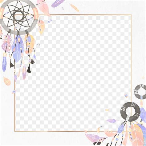 Bohemian Dreamcatcher Free Png Bead Art Boho Style Free Images