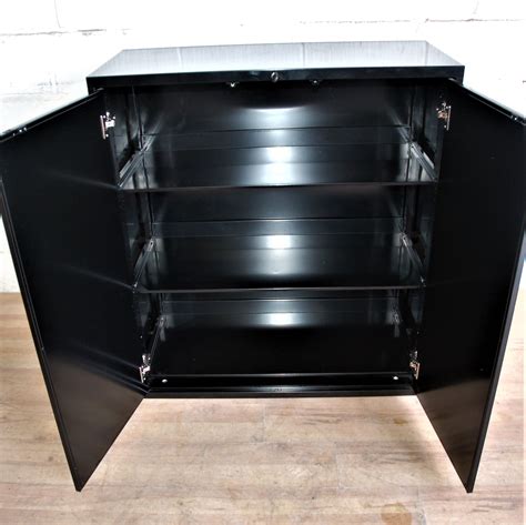These carts can be used to transport metal folding, stackable, and church chairs. Black Metal Storage Unit Cupboard 5054 | Allard Office Furniture