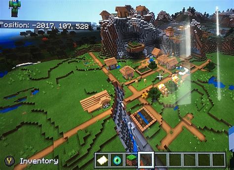 Cool Seed Bedrock Xbox One Edition Mountain Village Ravine Down To