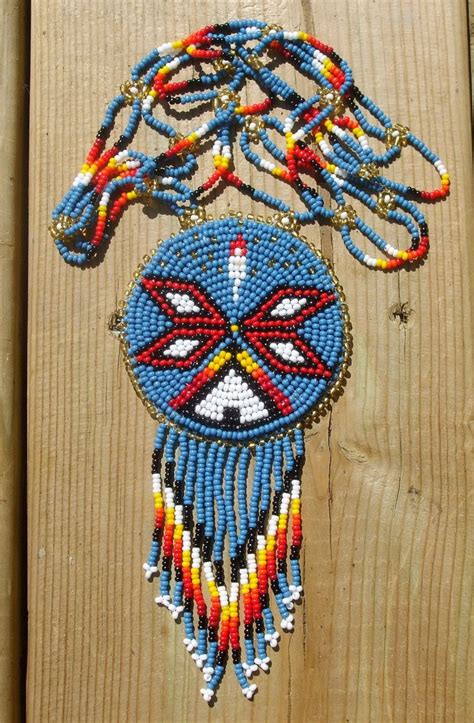 Native American Beadwork Pow Wow Native Art Etsy Native American