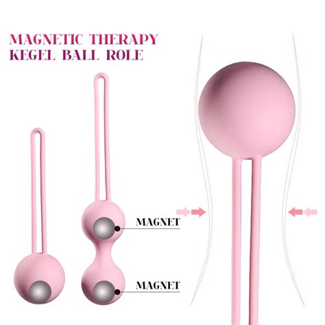 Wldl Silicone Magnetic Kegels Balls Egg Smart Ball Ben Wa Vaginal Tighten Exercise Machine No