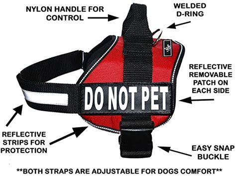 Do Not Pet Dog Vest Harness