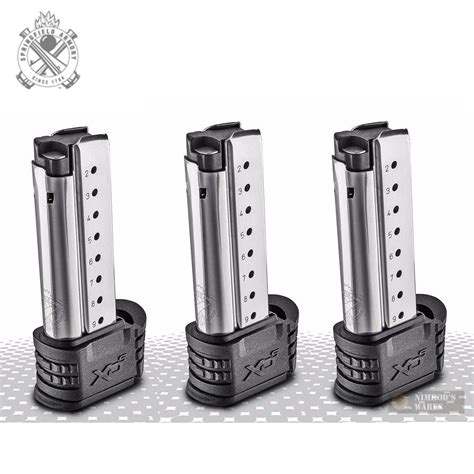 3 Pack Springfield Xd S 9mm 9 Rd Magazine W X Tensions Xds09061