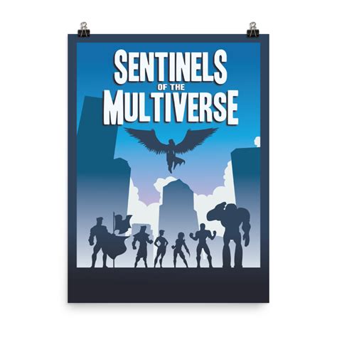 Sentinels Of The Multiverse Minimalist Board Game Art Poster Board
