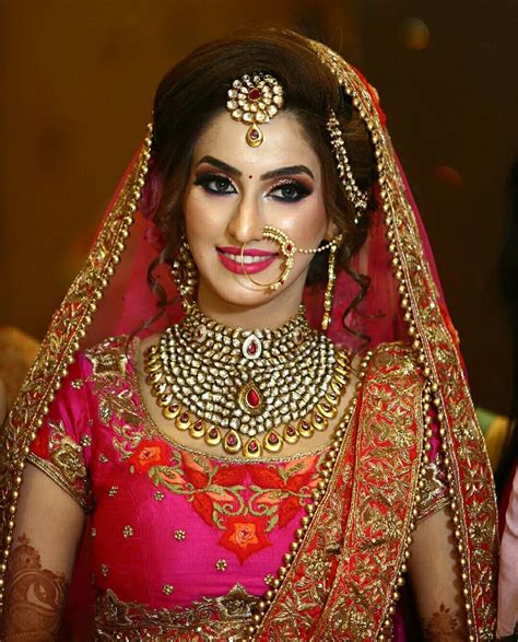 Indian Bride Makeup Indian Wedding Bride Desi Bride Wedding Bridal
