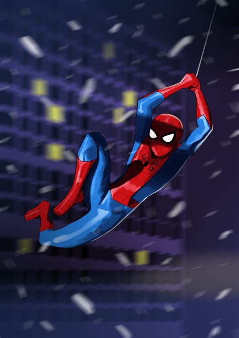 Spider Man Swinging Wallpaper Ph