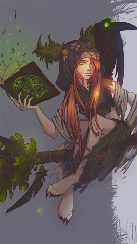 Witch Flight On Broom Artwork Fantasy 720x1280 Wallpaper Fantasy Character Design