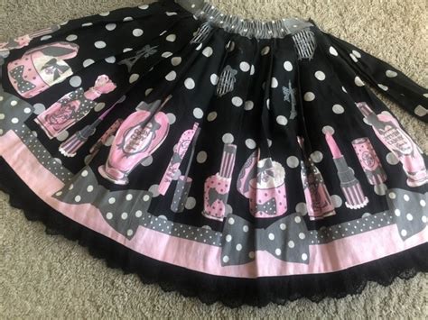 Angelic Pretty Fantastic Dolly Black Skirt Skirts Lace Market