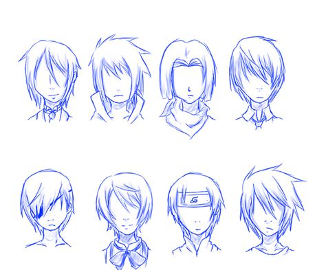 Anime Hairstyles 14 Inkcloth