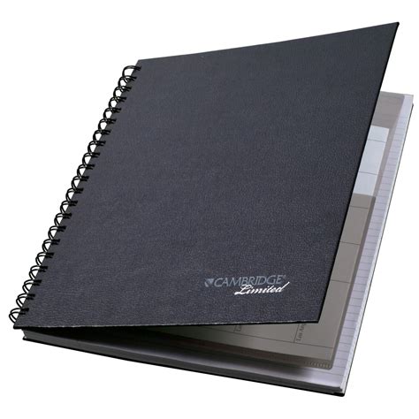 Cambridge Business Notebook With Pocket Hardbound 8 14