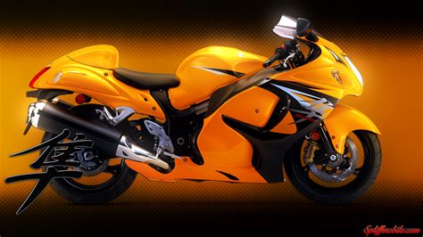 Cool 4k wallpapers ultra hd background images in 3840×2160 resolution. Free Yellow Hayabusa Motorbike Wallpaper