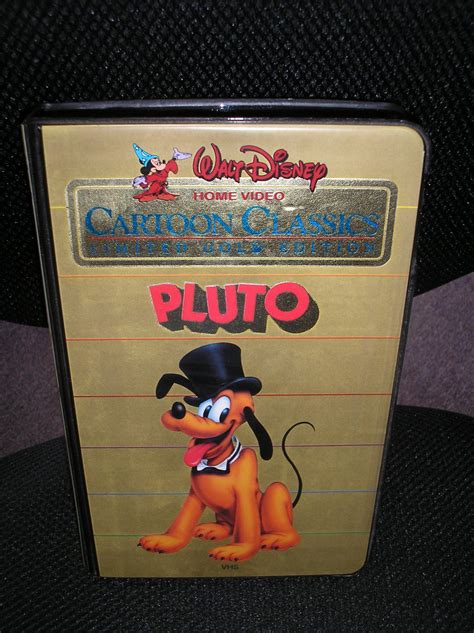 Walt Disney Home Video Cartoon Classics Volume Vhs Pluto Limited Gold