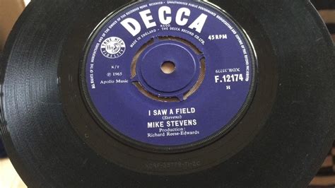 Mike Stevens Meic Stevens Did I Dream I Saw A Field Decca F