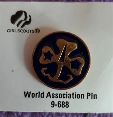Vintage Girl Scout World Association Pin 099 Picclick