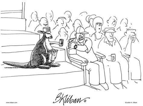 Kliban Sportage Kangaroos Funny Cartoons Cartoonist Comic Strips